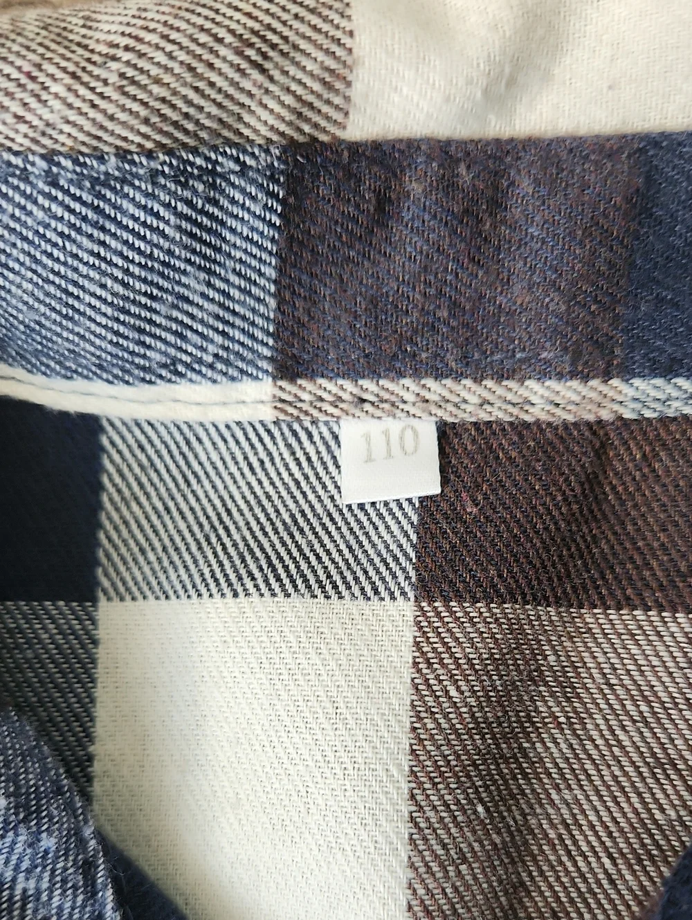 Boy's Long Sleeved Button Up Flannel Shirt